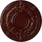 Ekena Millwork Dauphine Ceiling Medallion (Fits Canopies up to 13 1/4"), 33 7/8"OD x 1 3/8"P, Brushed Mahogany CM33DABMF - alternate 1